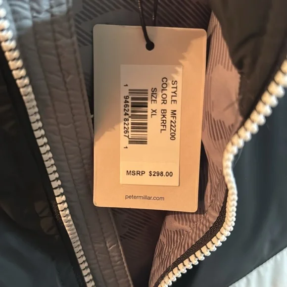 NWT Peter Millar tri color vest